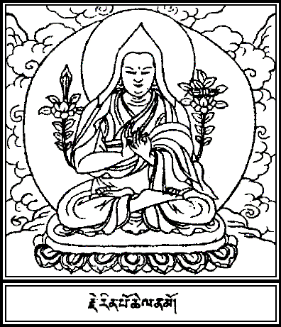 Lord Tsongkhapa, author of the text